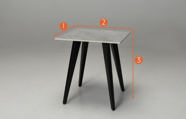 Immi stone side table measurements