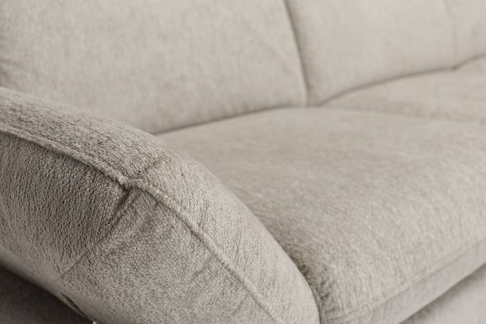 Madison Modern Right Hand Facing Chaise Corner Sofa - Dove Grey Chenille