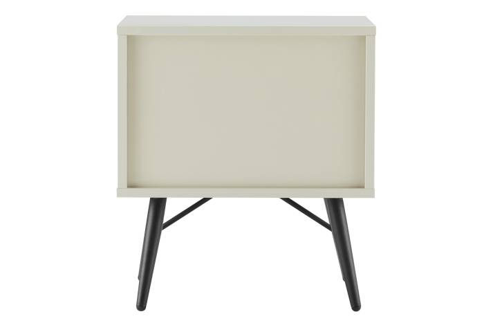 Malmo 1 Drawer Bedside Table - Pastel Grey