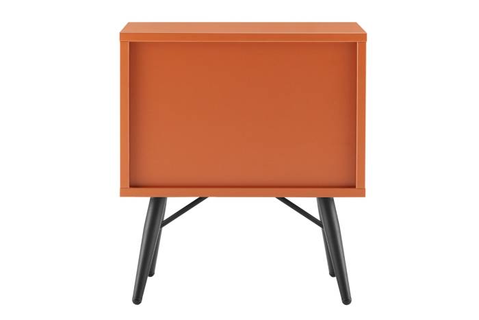 Malmo 1 Drawer Bedside Table - Terracotta