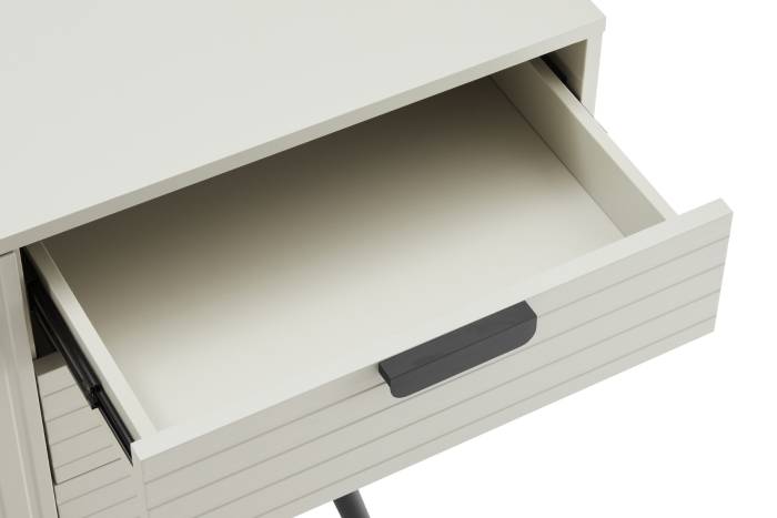 Malmo 2 Door 3 Drawer Sideboard - Pastel Grey