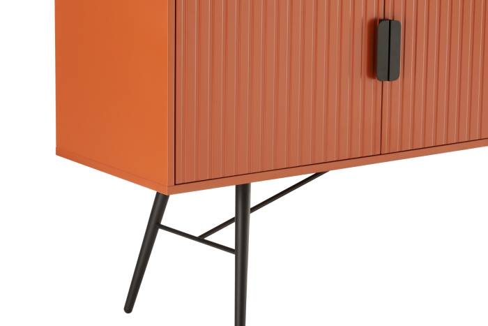 Malmo 2 Door 3 Drawer Sideboard - Terracotta