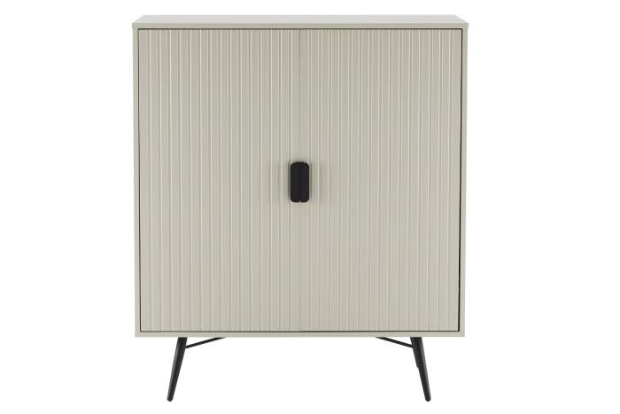 Malmo 2 Door Highboard - Pastel Grey