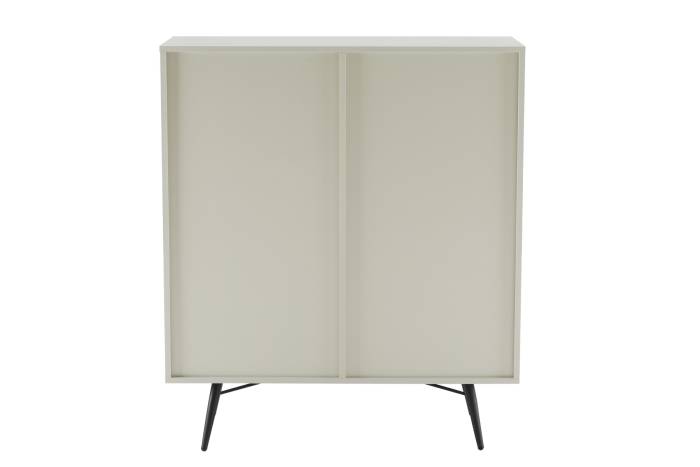 Malmo 2 Door Highboard - Pastel Grey