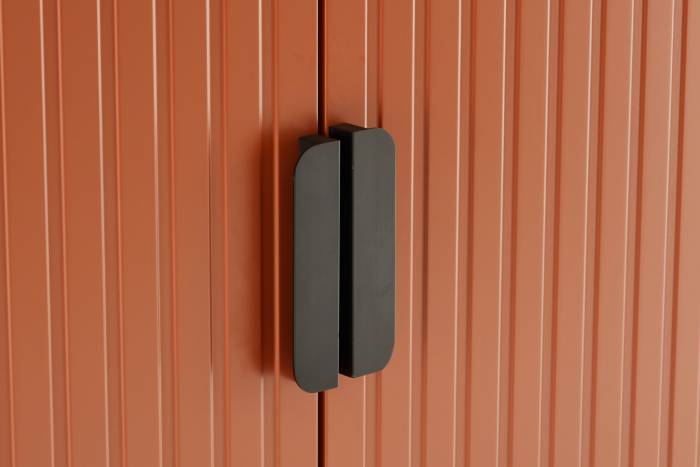 Malmo 2 Door Highboard - Terracotta