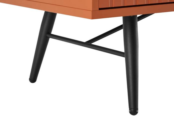 Malmo 2 Door Highboard - Terracotta