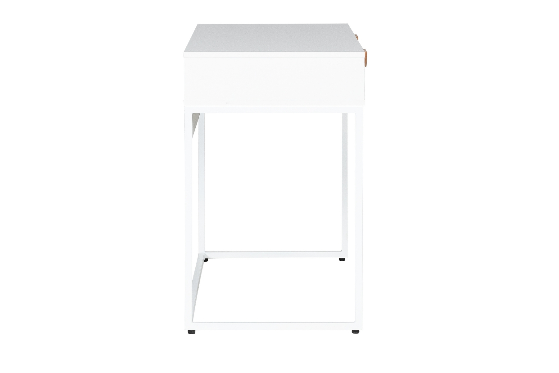 Oslo - White 2 Drawer Dressing Table with Gold Handles