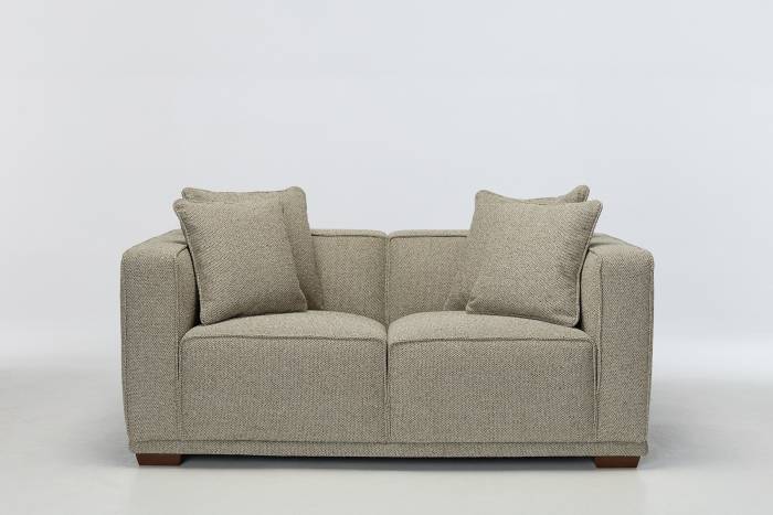 Porto Modern 2.5 Seater Sofa - Moss Green Luxury Woven Fabric