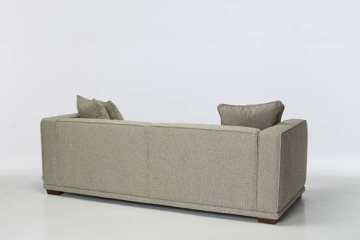 Porto Modern 3.5 Seater Sofa - Moss Green Luxury Woven Fabric
