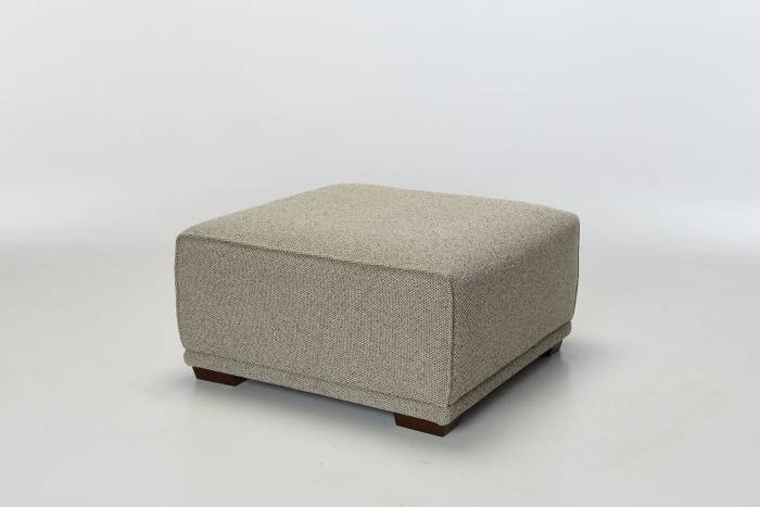 Porto Modern Ottoman - Moss Green Luxury Woven Fabric