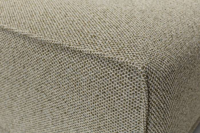 Porto Modern Ottoman - Moss Green Luxury Woven Fabric