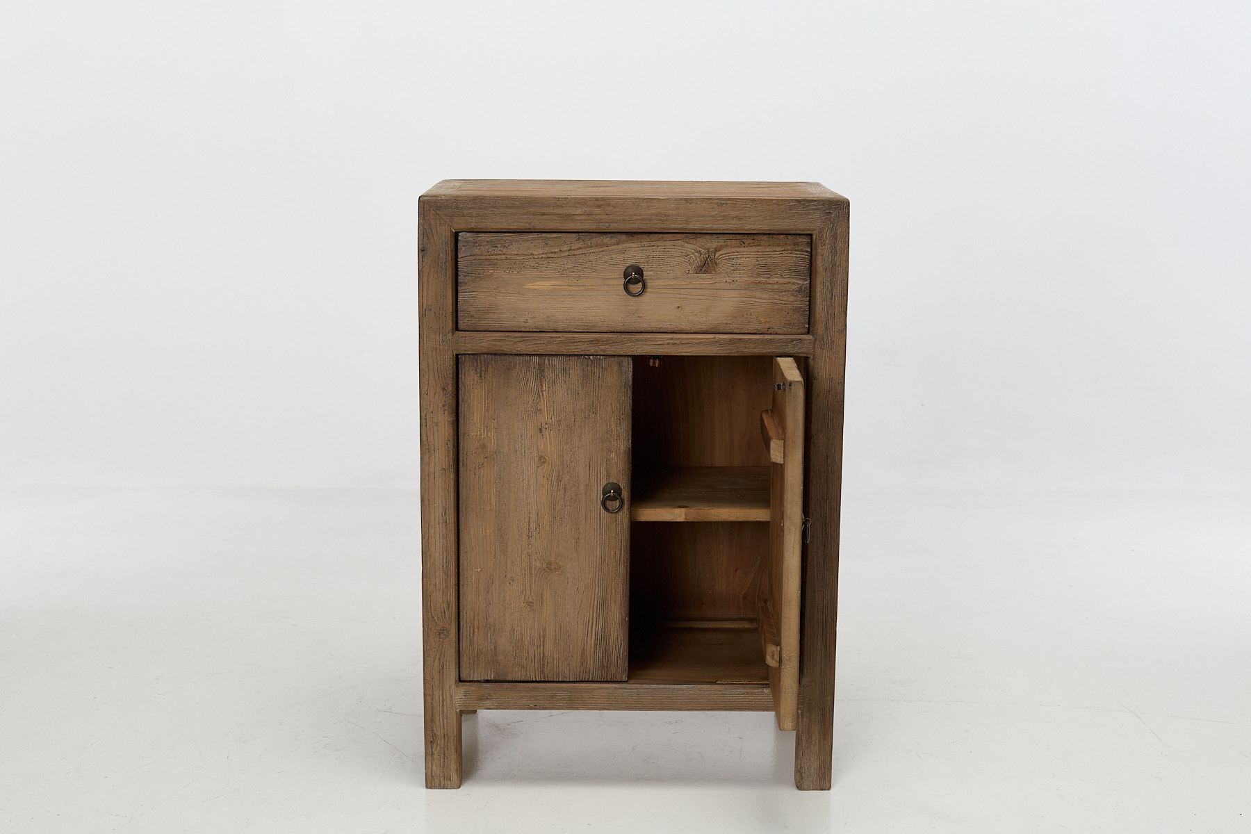 Emile Cabinet - Reclaimed Wood Handcrafted 2 Door 1 Drawer Cabinet