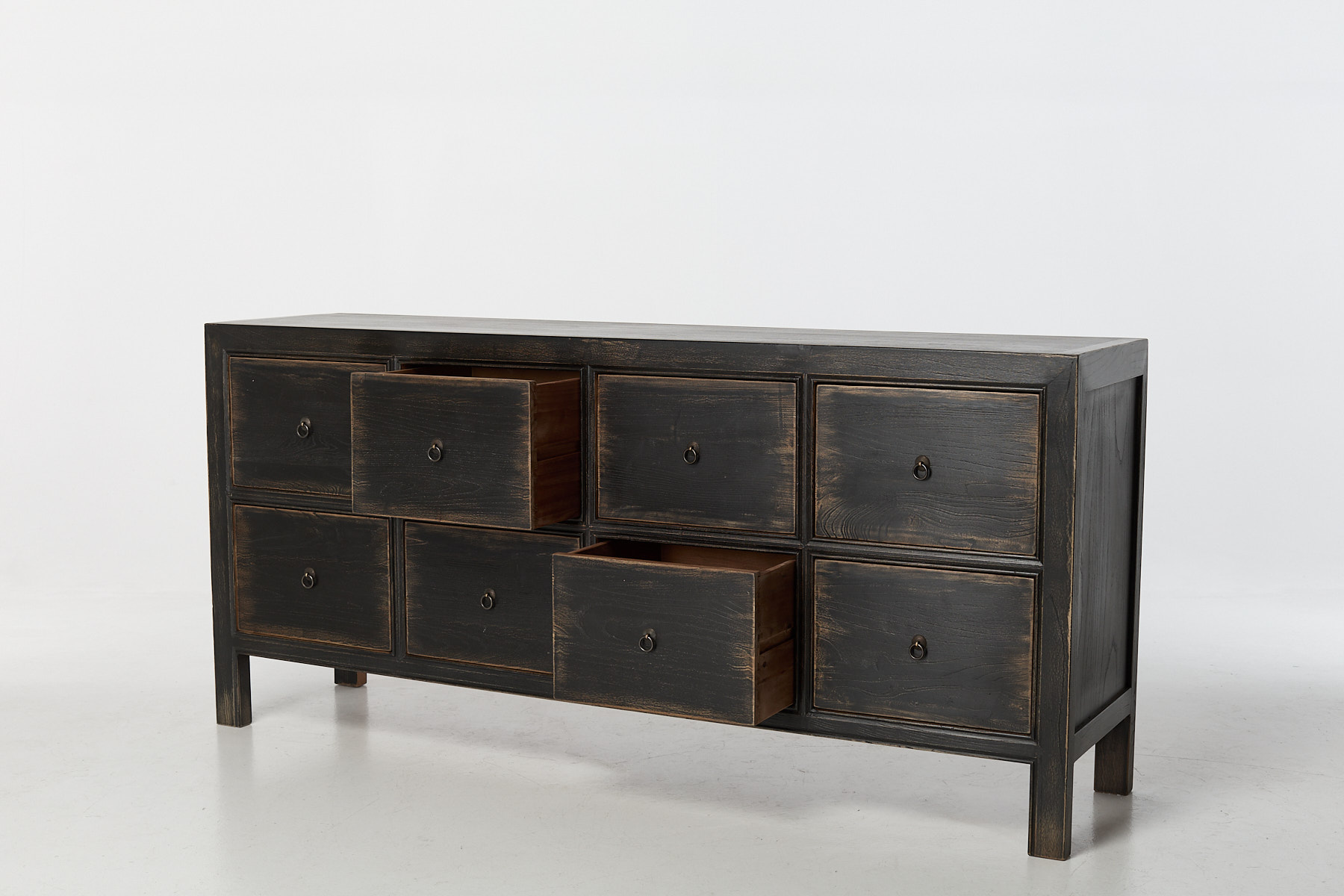Etiene Buffet - Reclaimed Wood Handcrafted 8 Drawer Buffet Chest