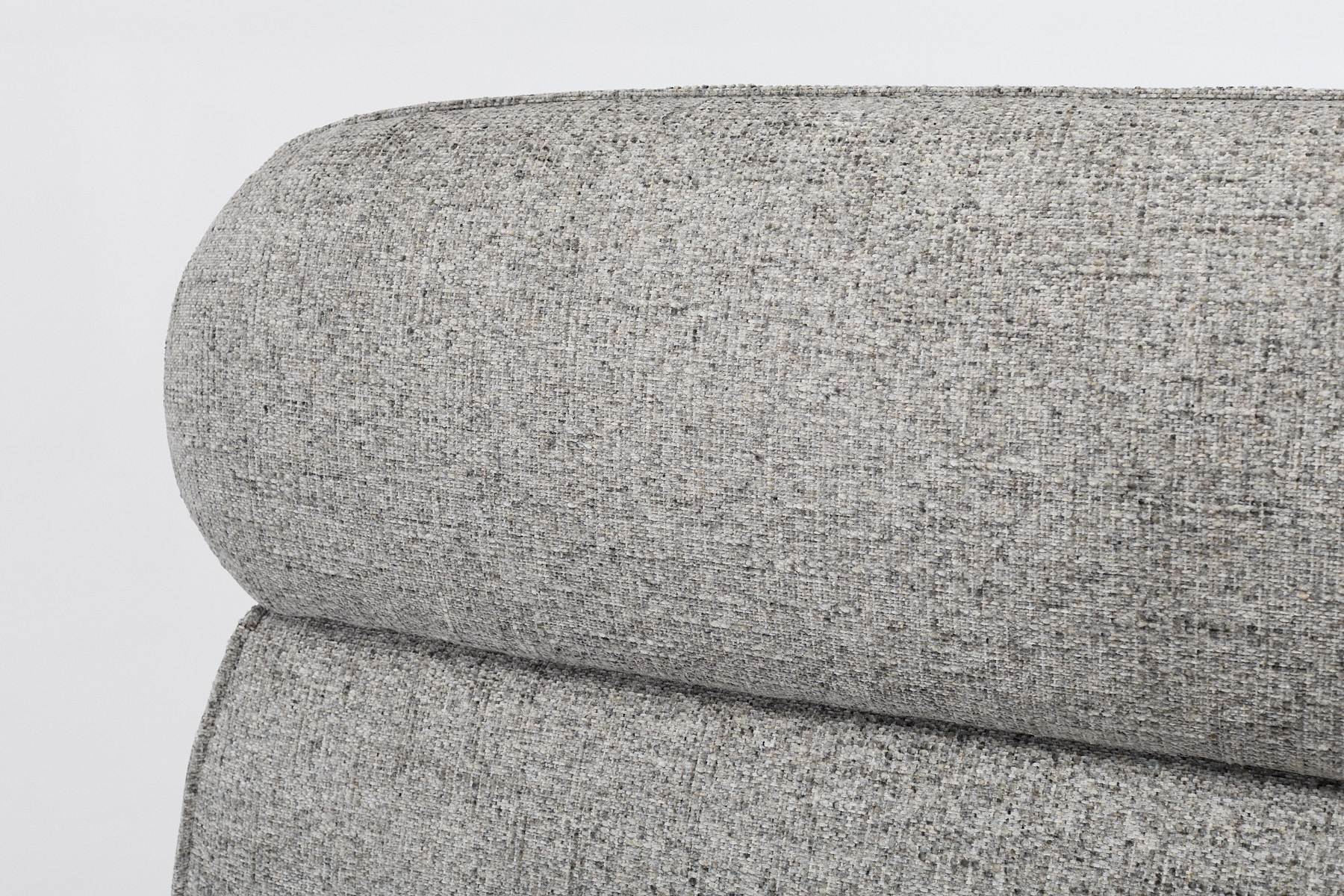 Lyra Ottoman Bed - Luxury Grey Textured Chenille