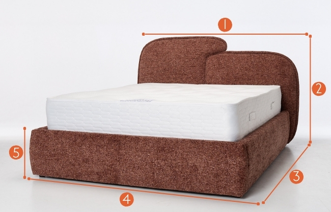 Mila ottoman bed measurements