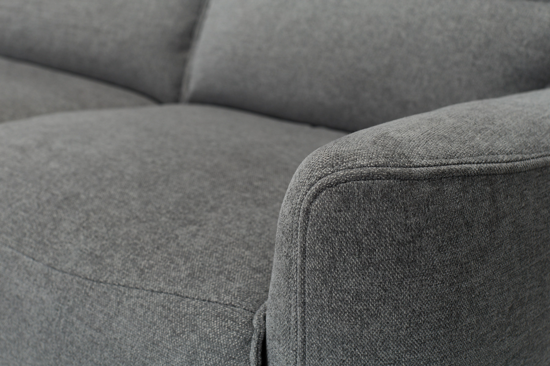 Preston 2 Seater Recliner Sofa - Grey Fabric