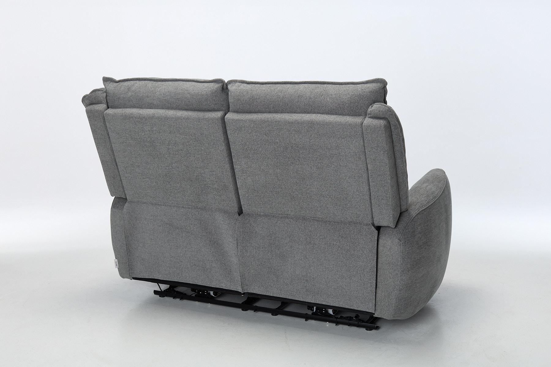 Preston 2 Seater Recliner Sofa - Grey Fabric