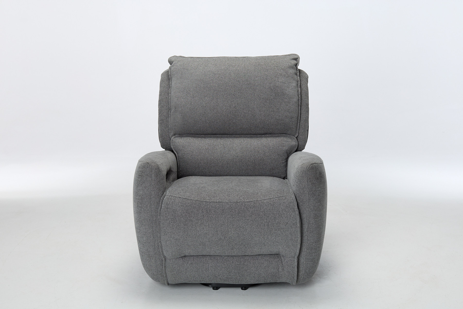 Preston Electric Recliner Armchair - Grey Fabric