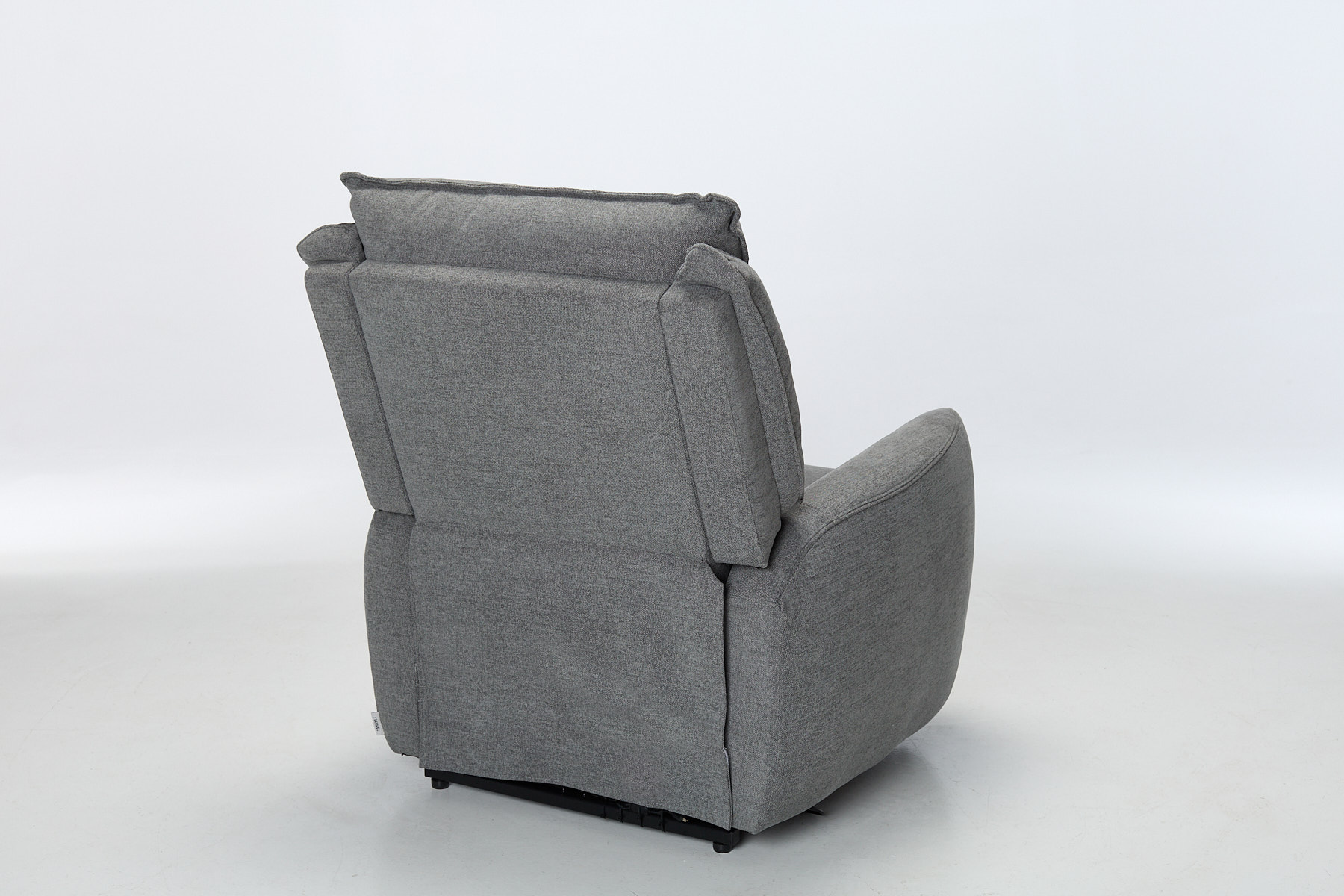 Preston Electric Recliner Armchair - Grey Fabric