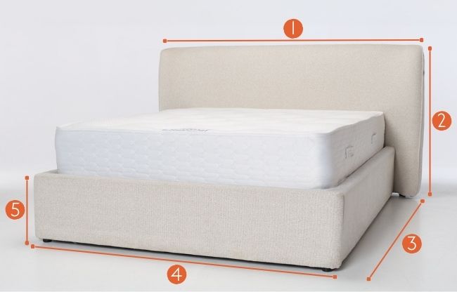 Savannah ottoman bed measurements