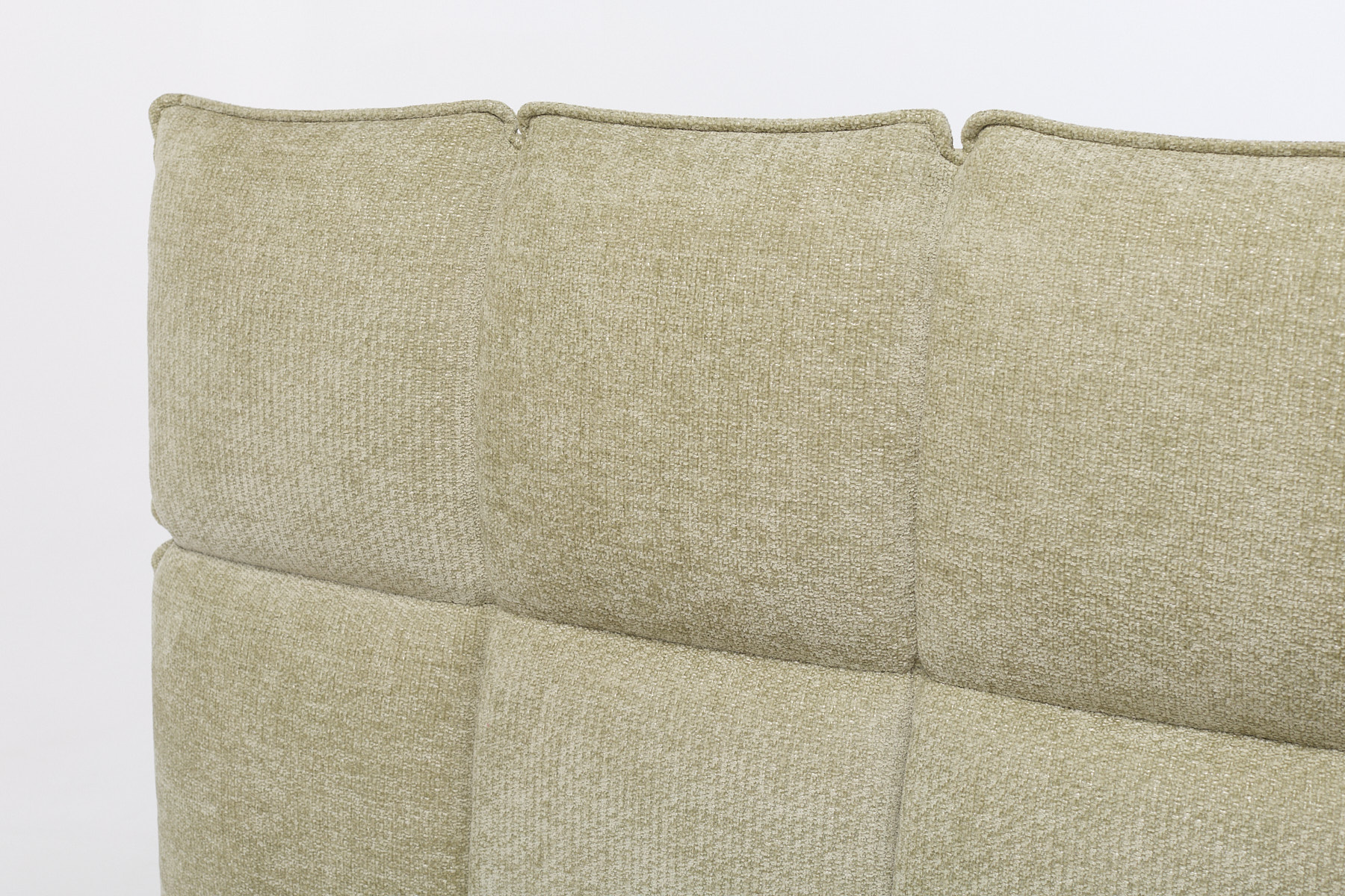 Thea Ottoman Bed - Luxury Sage Soft Textured Woven Fabric