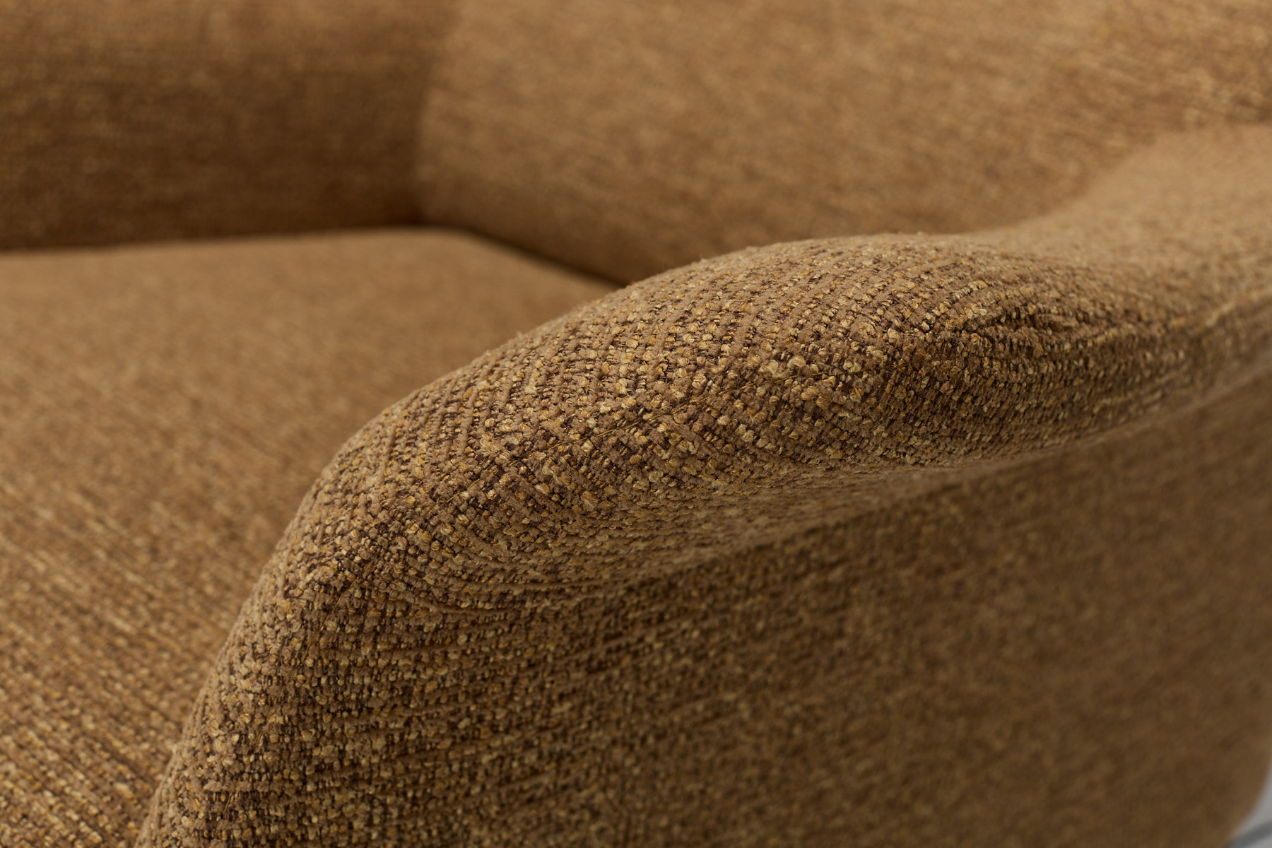 Utah Zero Gravity Recliner - Zero Gravity Swivel Electric Recliner Armchair, Pumpkin Chenille Fabric - Image 2