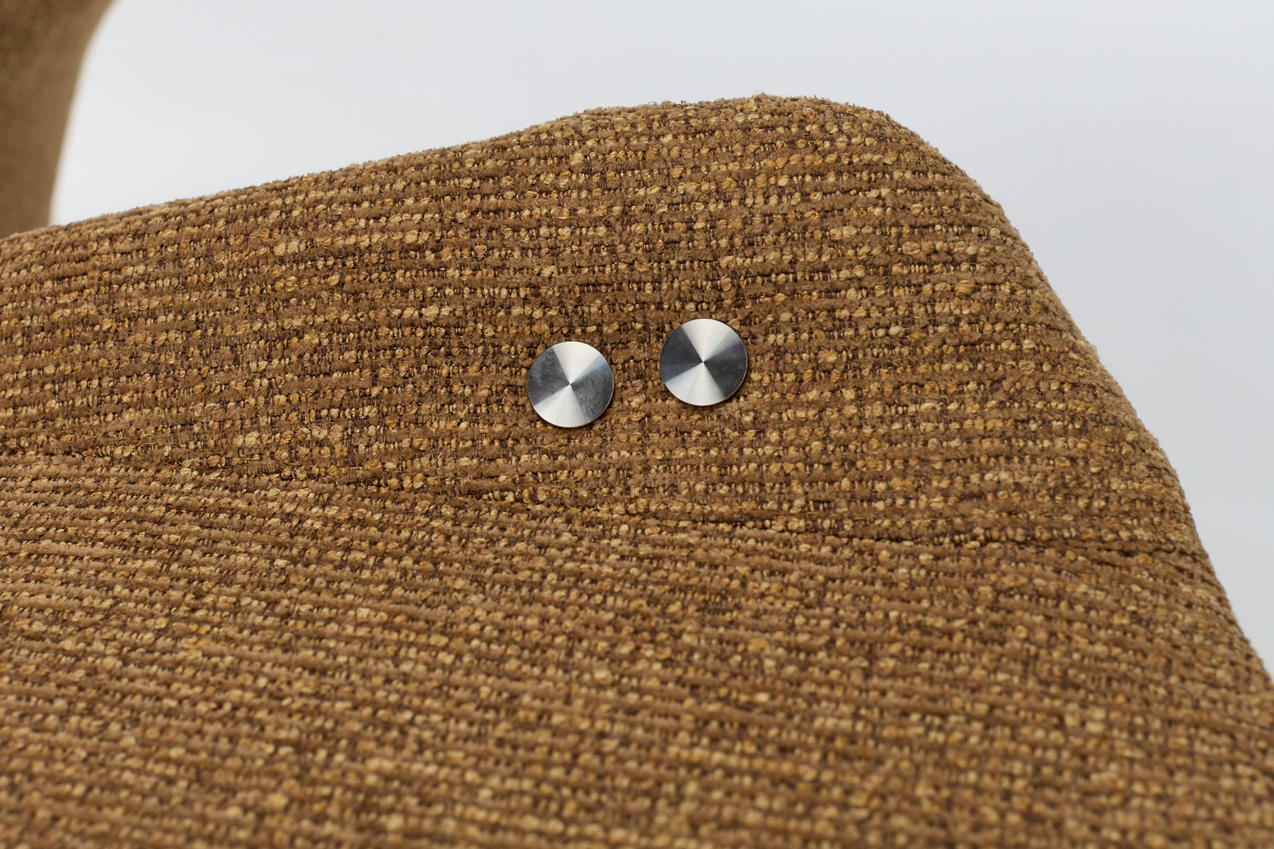 Utah Zero Gravity Swivel Electric Recliner Armchair - Pumpkin Chenille Fabric