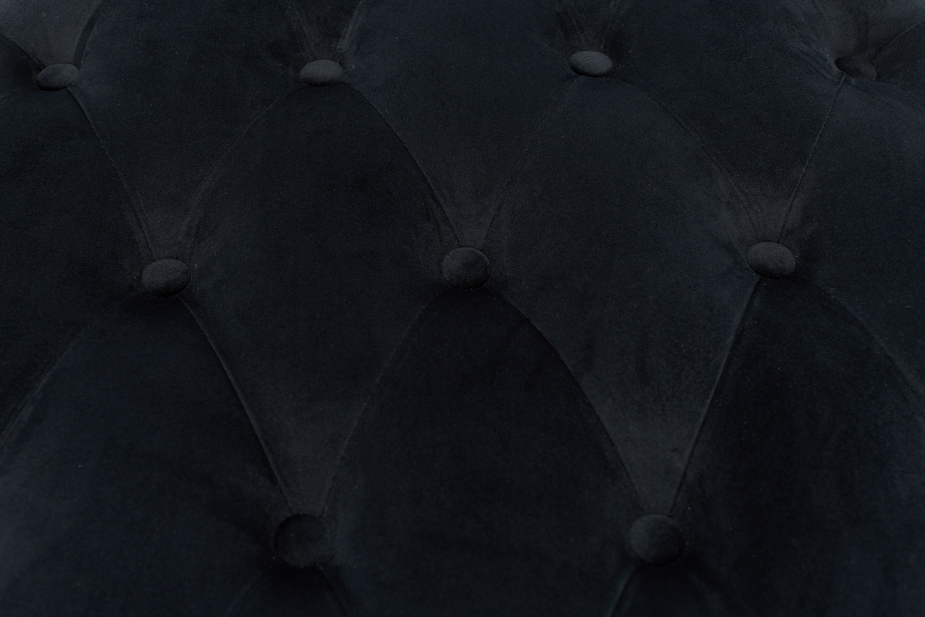 Sadie Storage Footstool - Black Velvet