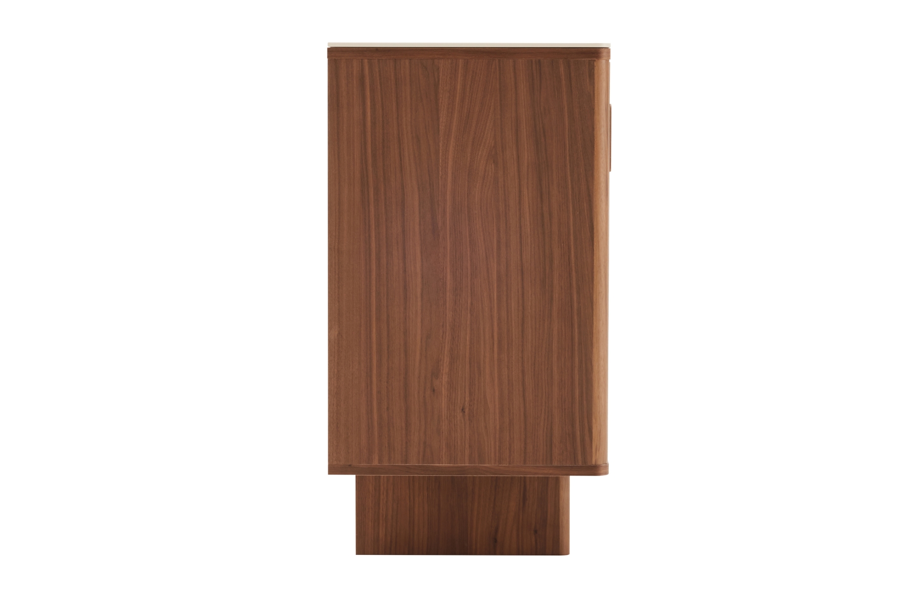 Sola Sideboard - 1.6m Walnut Veneer 3 Door Sideboard with Pandora Ceramic Top