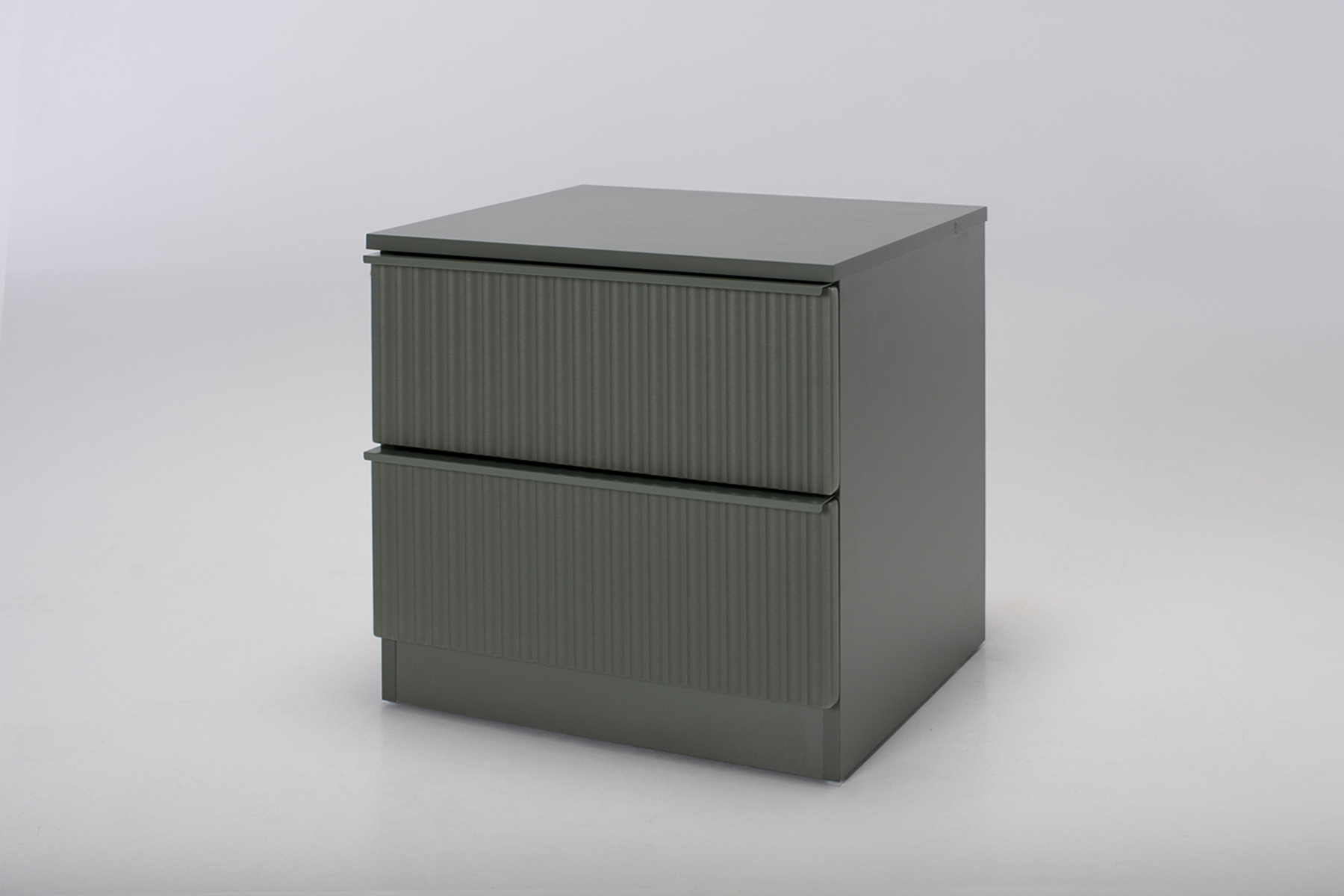 Greenwich Bedside Table - 2 Drawer Bedside Table, Green