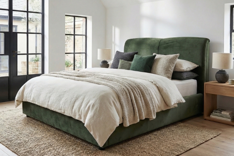 Browse modern double and king size beds at Furniture Outlet UK