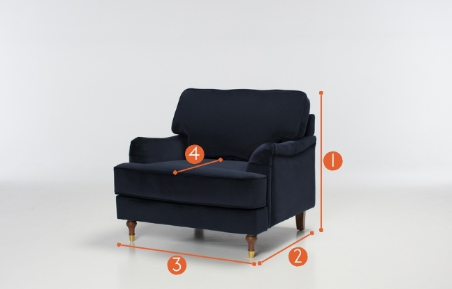Nelson Armchair measurements